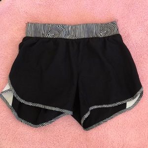 Black and white nike shorts